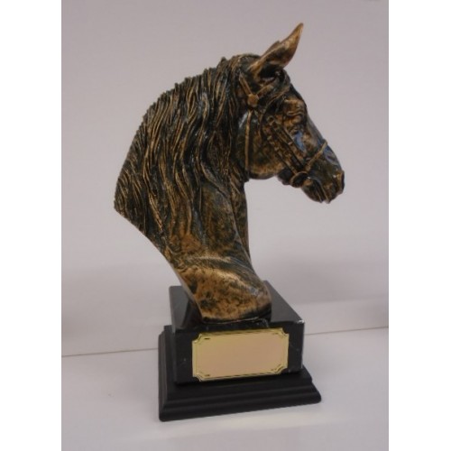 Classic Horse Head Resin Lge