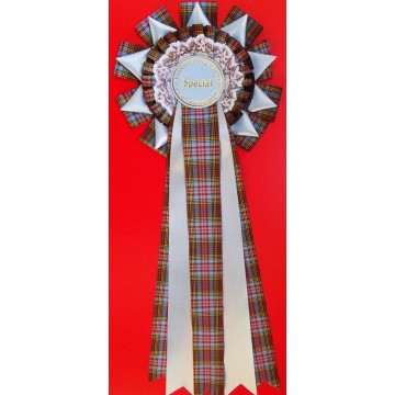 T15T Tartan Rosette