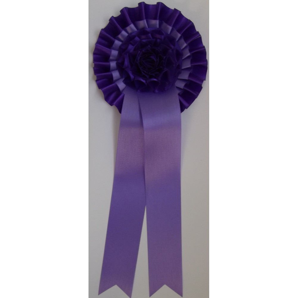 T3R Two Tier Ruffle Rosette