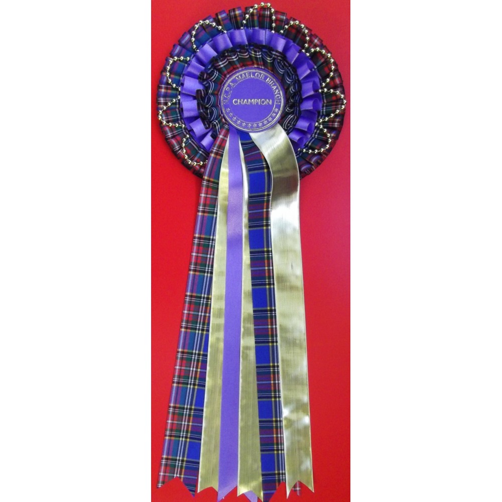 T66T Tartan Rosette