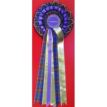 T66T Tartan Rosette